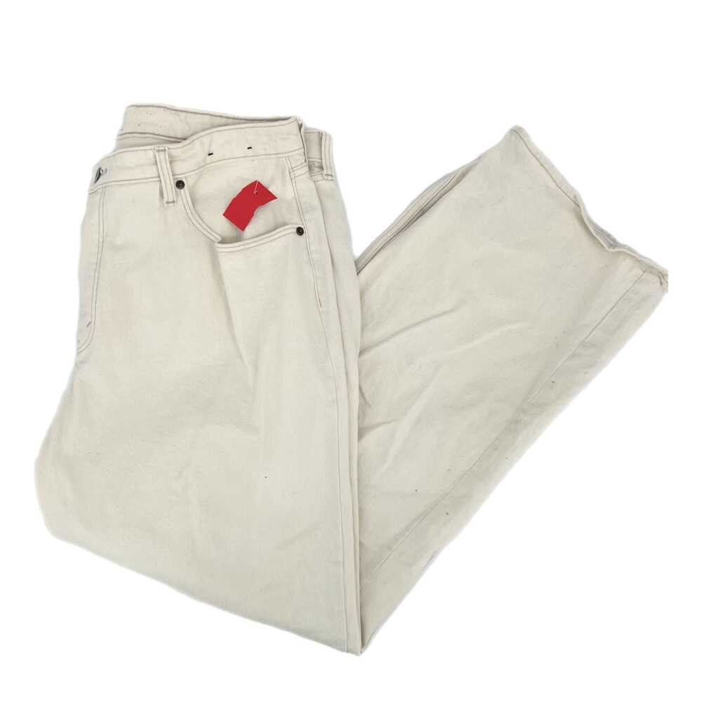 Abercrombie & Fitch Cream High-Rise Flare Jeans | Womens 18